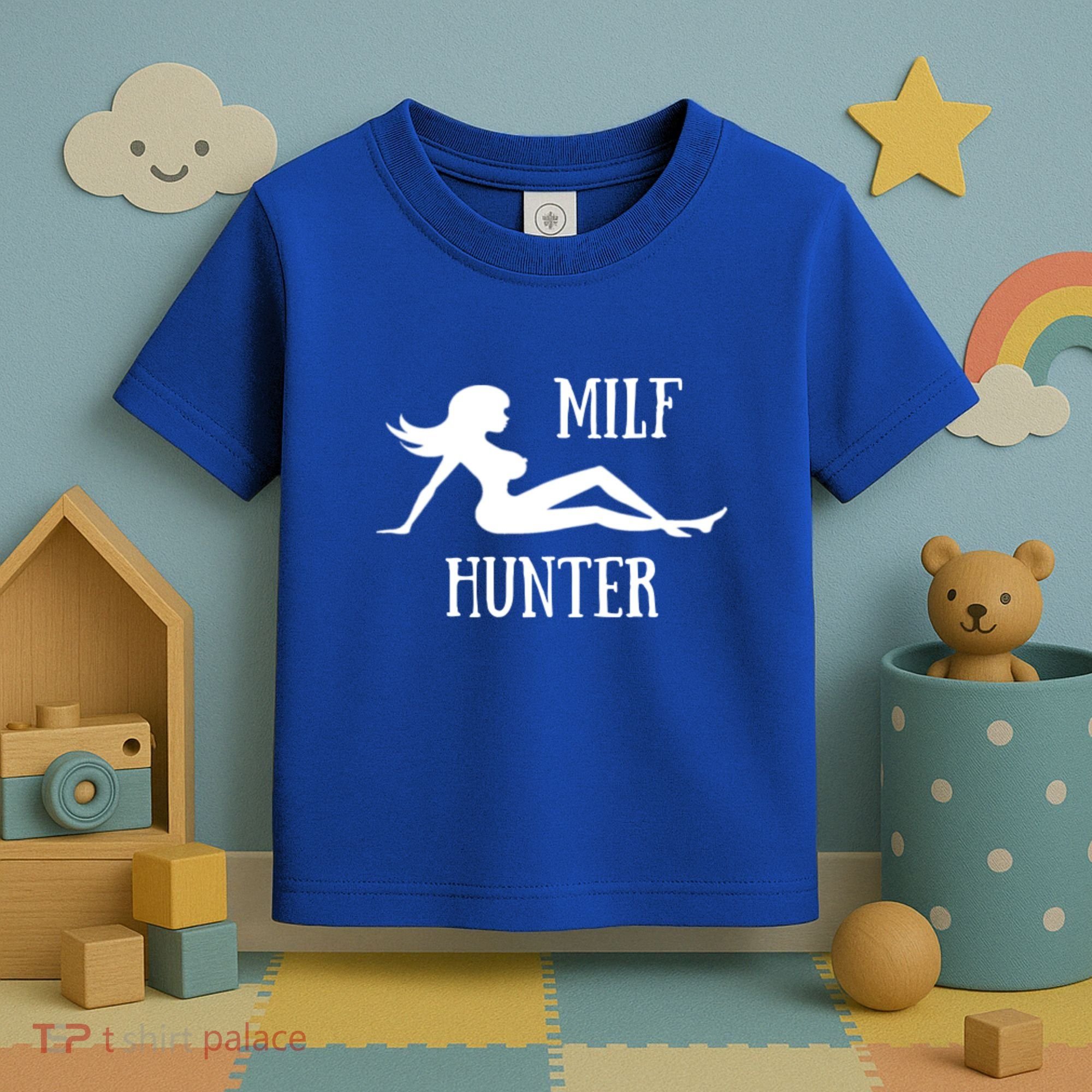 Milf Hunter Hot Moms Funny Gift Toddler T-Shirt