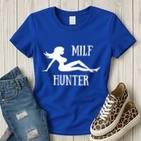 Milf Hunter Hot Moms Funny Gift Women's T-Shirt thumb 3