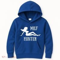 Milf Hunter Hot Moms Funny Gift Kids Hoodie thumb 0