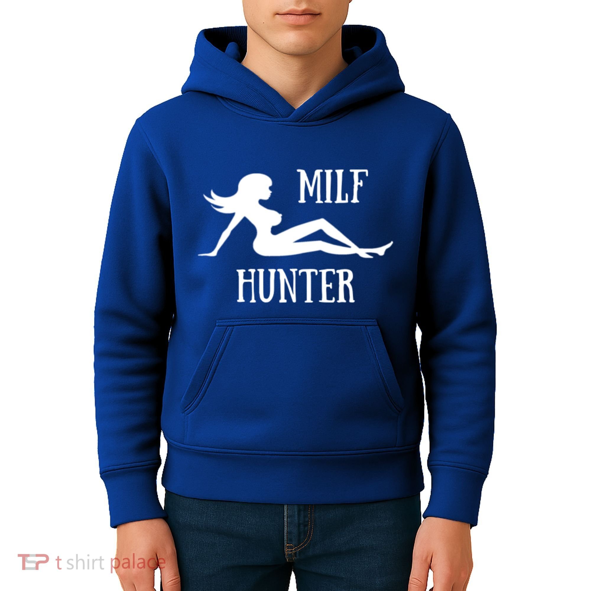 Milf Hunter Hot Moms Funny Gift Kids Hoodie