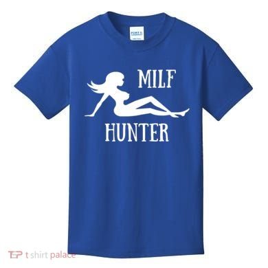 Milf Hunter Hot Moms Funny Gift Kids T-Shirt