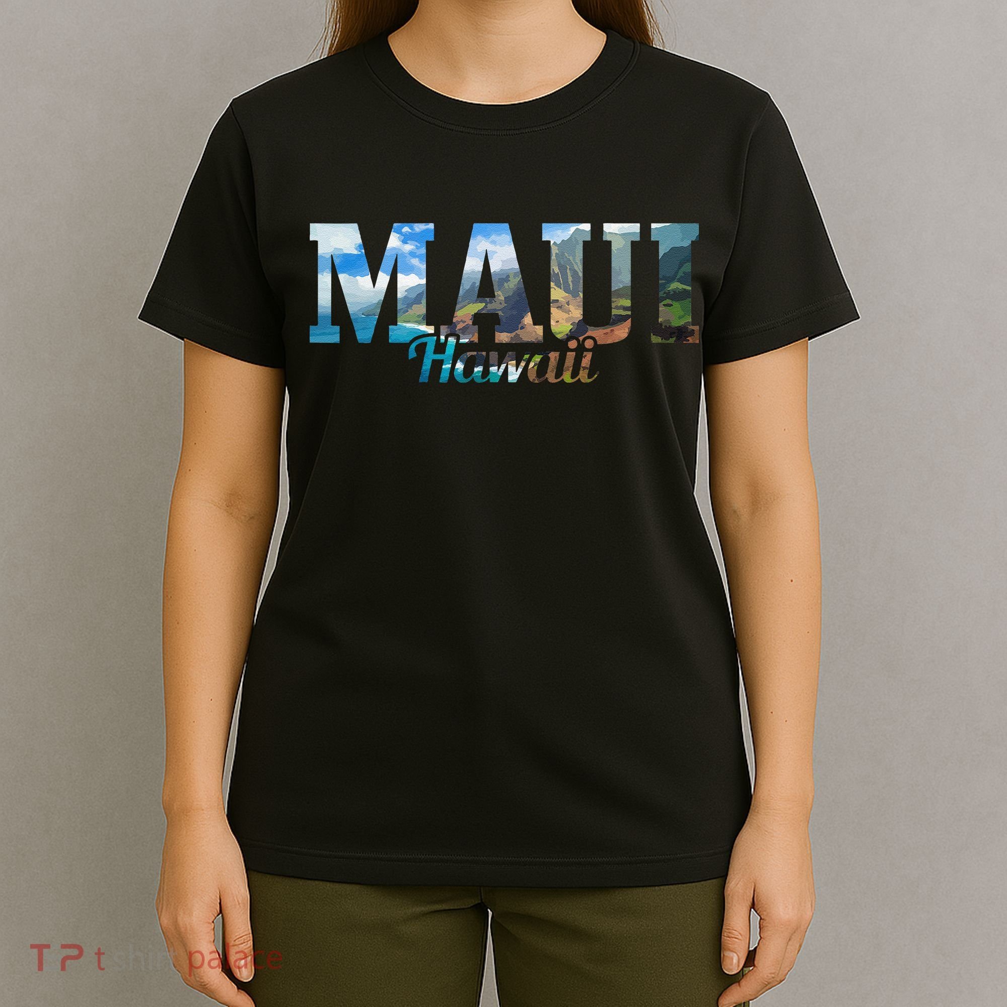 Maui Hawaii Hawaiian Islands Surf Surfing Surfer Gift T-Shirt