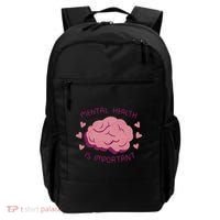 Mental Health Is Important Brain Backpack thumb 0