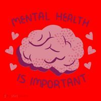 Mental Health Is Important Brain Santa Hat thumb 1