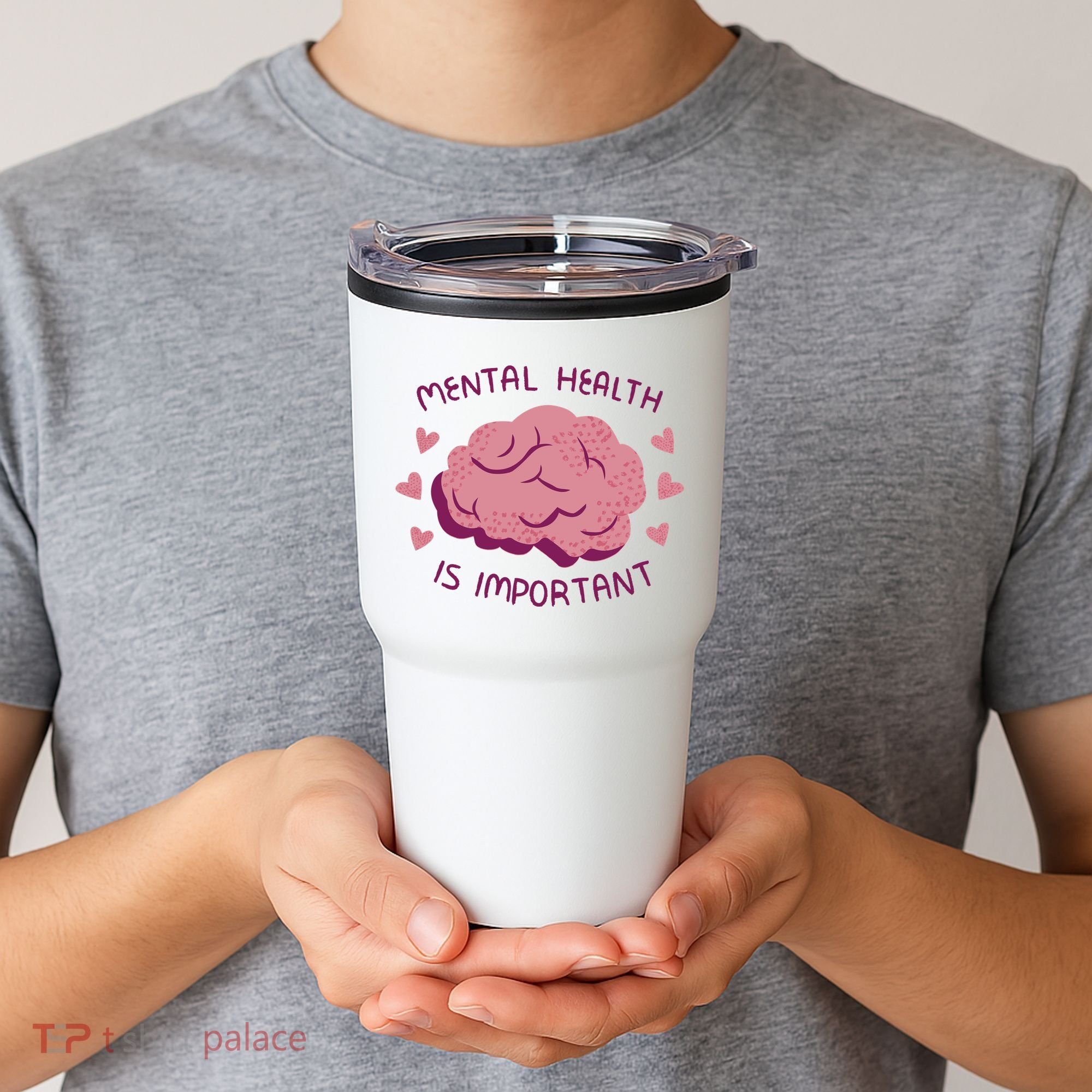 Mental Health Is Important Brain Tumbler