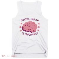 Mental Health Is Important Brain Tank Top thumb 0