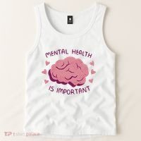 Mental Health Is Important Brain Tank Top thumb 2