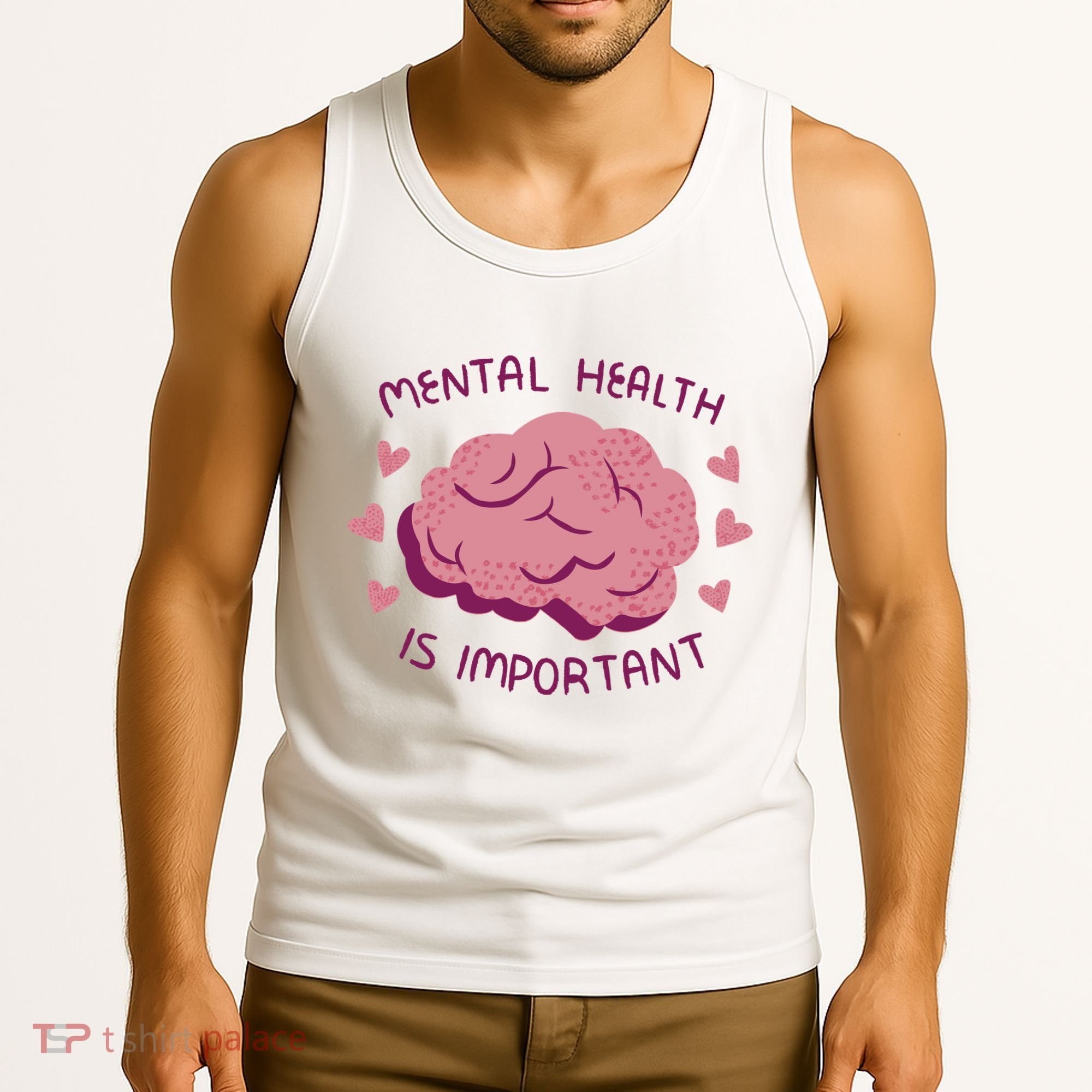 Mental Health Is Important Brain Tank Top