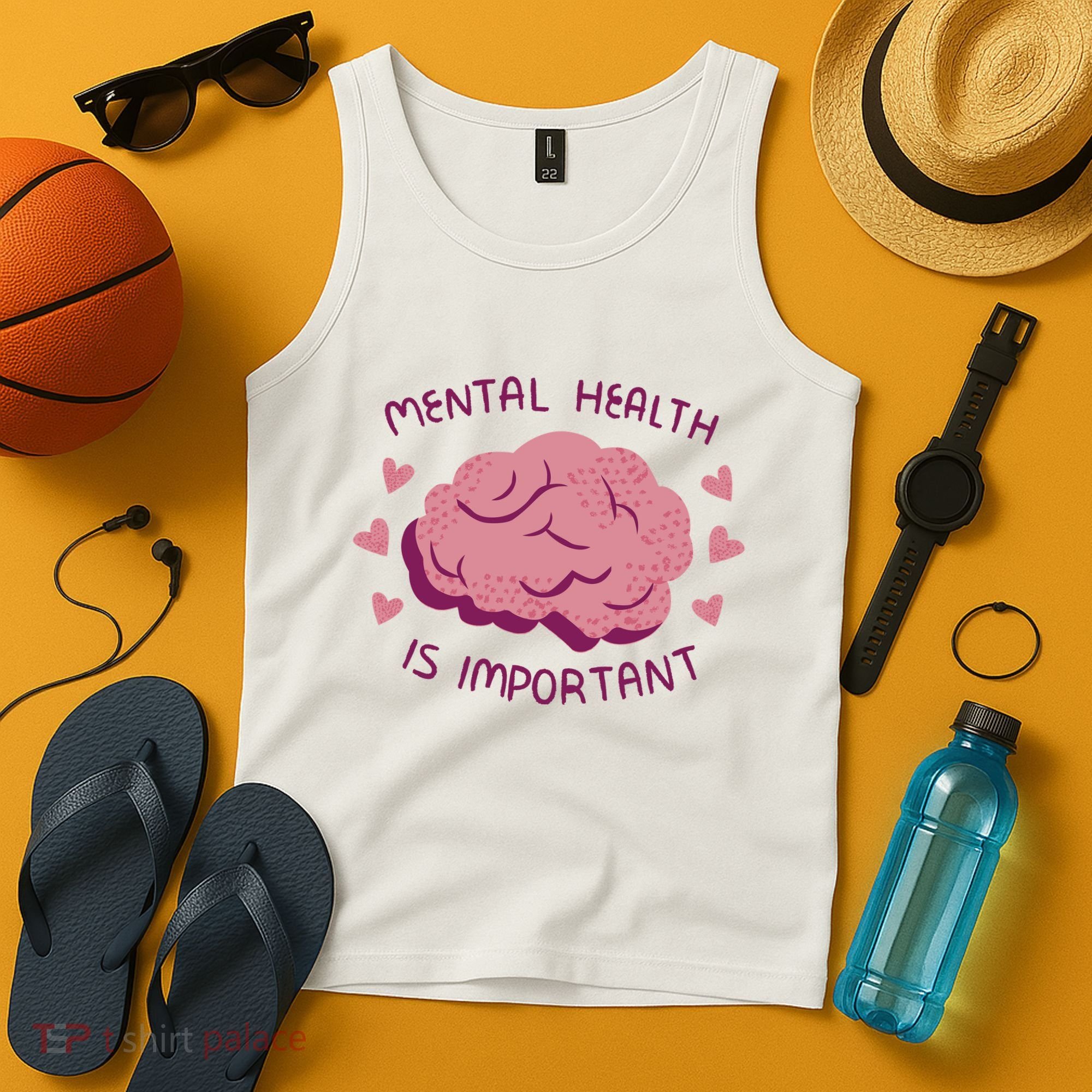 Mental Health Is Important Brain Tank Top