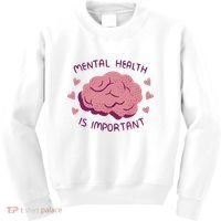 Mental Health Is Important Brain Kids Sweatshirt thumb 0
