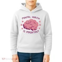 Mental Health Is Important Brain Kids Hoodie thumb 4