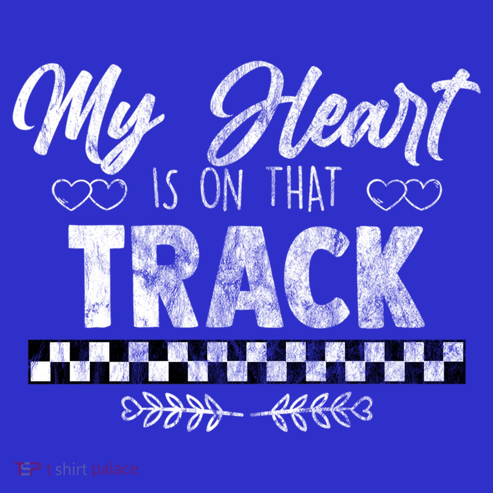 My Heart Is On That Track Drag Racing Race Car Driver Gift Cool Gift Visor