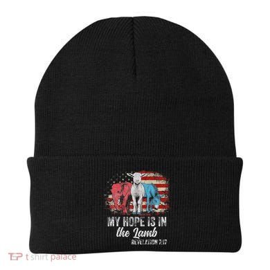 My Hope Is In The Lamb Funny Scripture Elephant Donkey Us Beanie