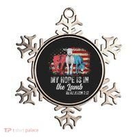 My Hope Is In The Lamb Funny Scripture Elephant Donkey Us Ornament thumb 0