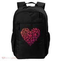 Math Heart I Love Math Math Lovers Gift Math Teacher Gift Backpack thumb 0