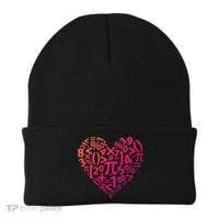 Math Heart I Love Math Math Lovers Gift Math Teacher Gift Beanie thumb 0