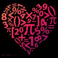 Math Heart I Love Math Math Lovers Gift Math Teacher Gift Pajama Set thumb 2