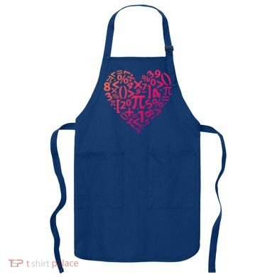 Math Heart I Love Math Math Lovers Gift Math Teacher Gift Apron