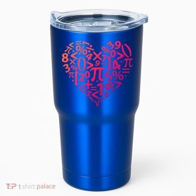Math Heart I Love Math Math Lovers Gift Math Teacher Gift Tumbler