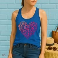 Math Heart I Love Math Math Lovers Gift Math Teacher Gift Women's Tank Top thumb 2