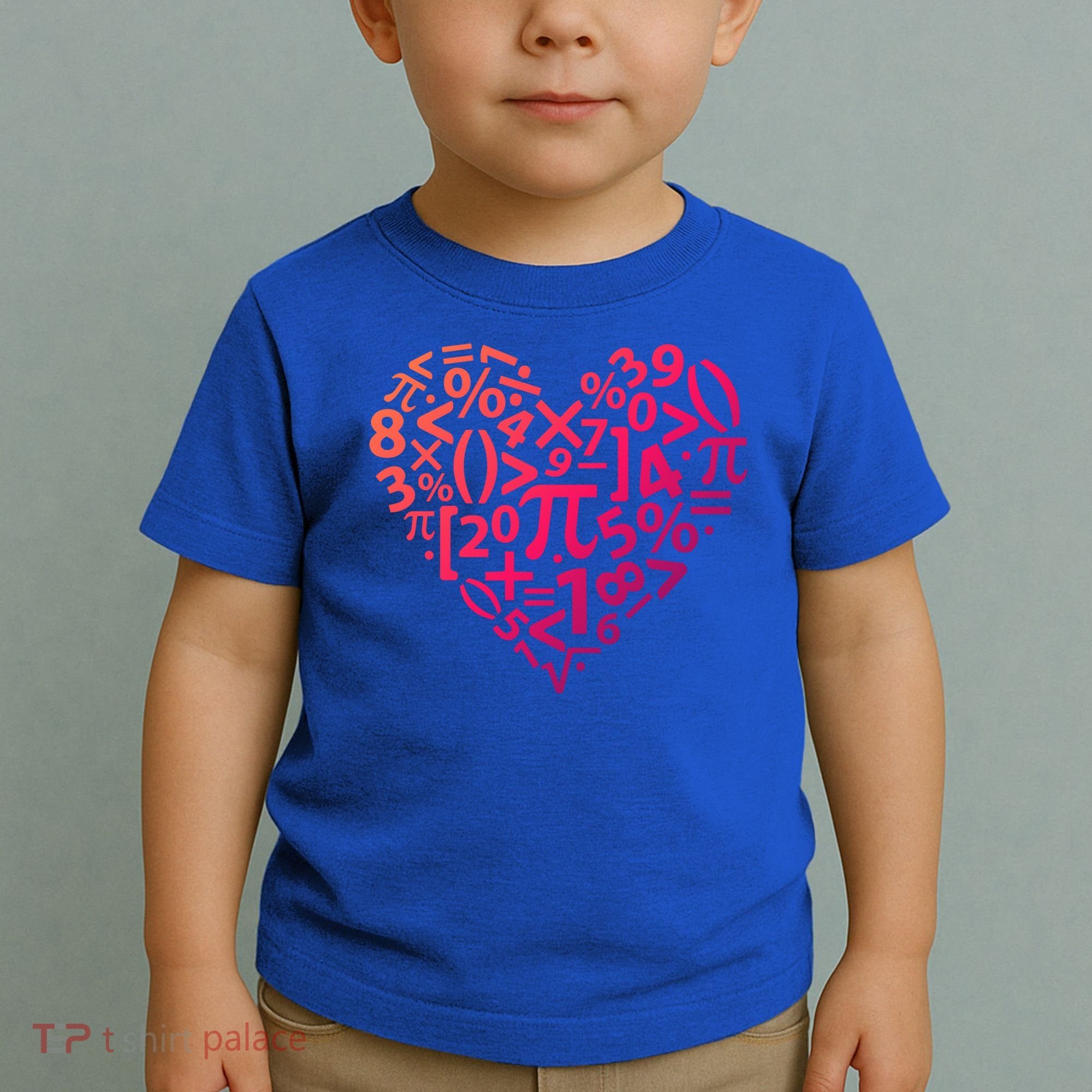 Math Heart I Love Math Math Lovers Gift Math Teacher Gift Toddler T-Shirt