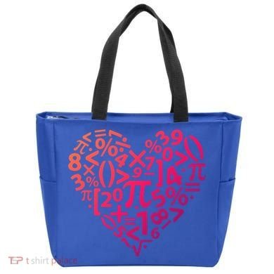 Math Heart I Love Math Math Lovers Gift Math Teacher Gift Tote Bag