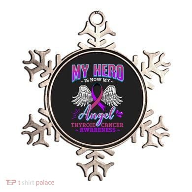 My Hero Is Now My Angel Thyroid Cancer Carcinoma Gift Idea Gift Ornament