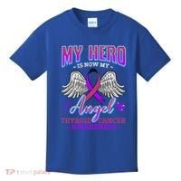 My Hero Is Now My Angel Thyroid Cancer Carcinoma Gift Idea Gift Kids T-Shirt thumb 0
