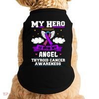 My Hero Is Now My Angel Thyroid Cancer Endocrinologist Cloud Gift Doggie Tank thumb 0