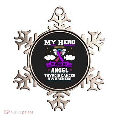 My Hero Is Now My Angel Thyroid Cancer Endocrinologist Cloud Gift Ornament