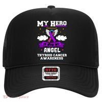 My Hero Is Now My Angel Thyroid Cancer Endocrinologist Cloud Gift Hat thumb 0