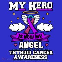 My Hero Is Now My Angel Thyroid Cancer Endocrinologist Cloud Gift Baby Bodysuit thumb 2