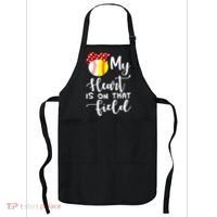 My Heart Is On That Field Baseball TShirt Softball Mom TShirt Apron thumb 0