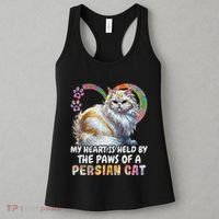 My Heart Is Held By The Paws Of A Persian Cat Cats Women's Tank Top thumb 3