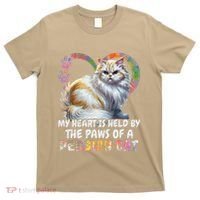 My Heart Is Held By The Paws Of A Persian Cat Cats T-Shirt thumb 0