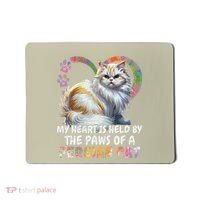 My Heart Is Held By The Paws Of A Persian Cat Cats Mousepad thumb 0