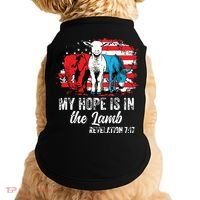 My Hope Is In The Lamb Funny Scripture Elephant Donkey Us Doggie Tank thumb 0