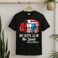 My Hope Is In The Lamb Funny Scripture Elephant Donkey Us T-Shirt thumb 2