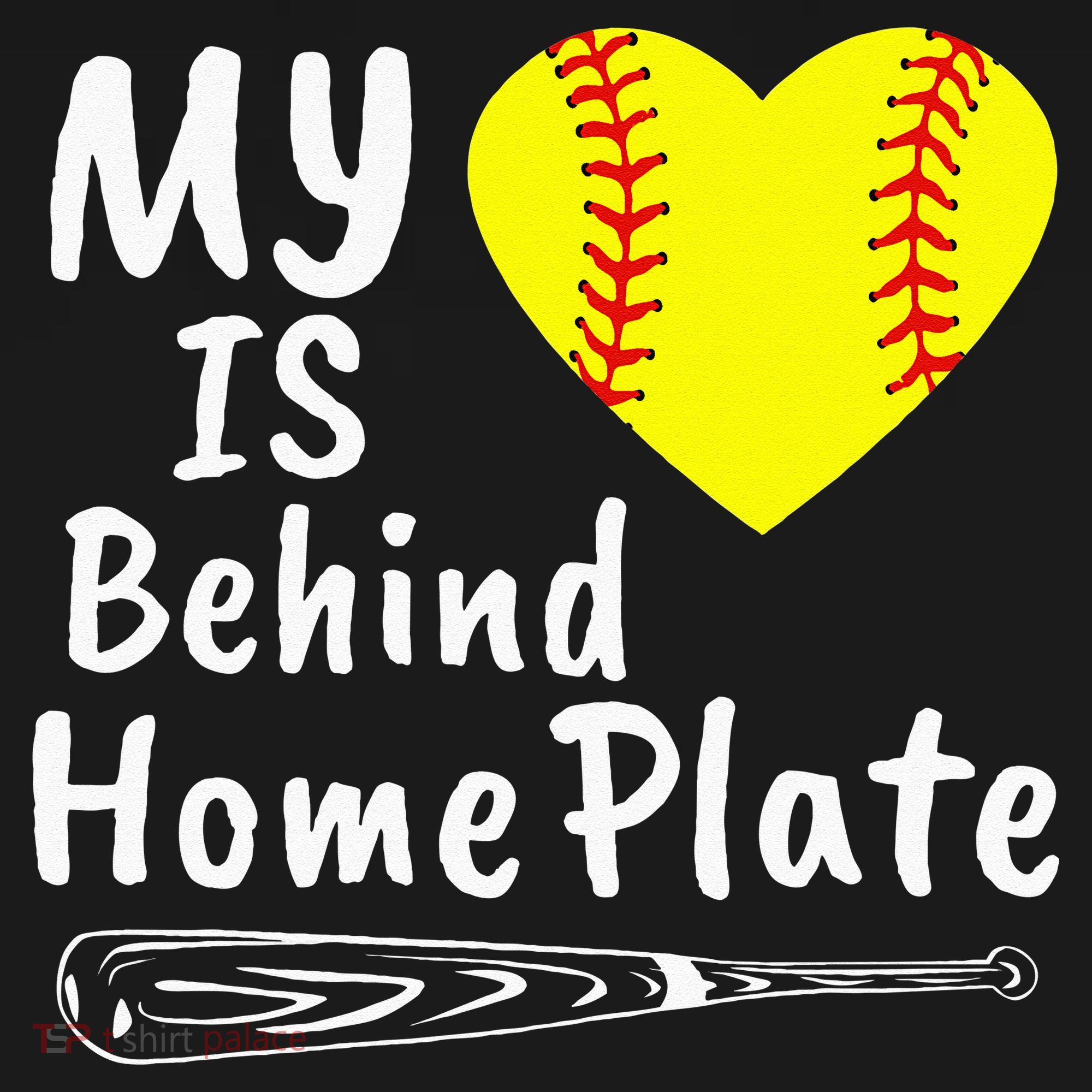 My Heart Is Behind Home Plate Softball Proud Mom Dad Women's Hoodie