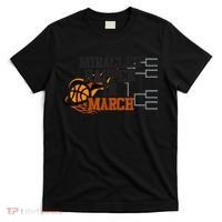 Miracles Happen in March College March Basketball Madness T-Shirt thumb 0