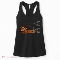 Miracles Happen in March College March Basketball Madness Women's Tank Top thumb 0