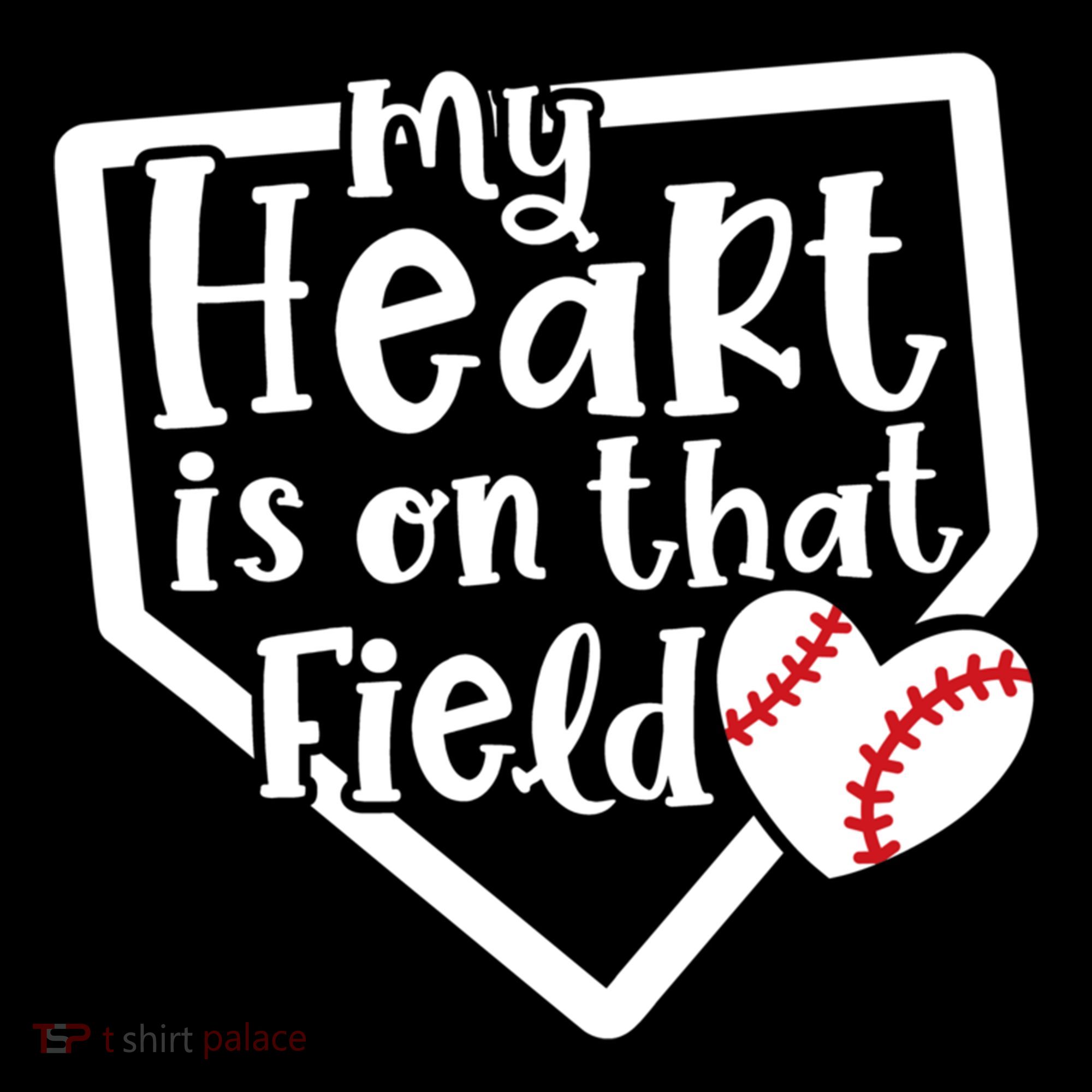 My Heart Is On That Field Baseball Mom Cute Funny Gift Coffee Mug