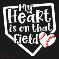 My Heart Is On That Field Baseball Mom Cute Funny Gift Pajama Set thumb 2