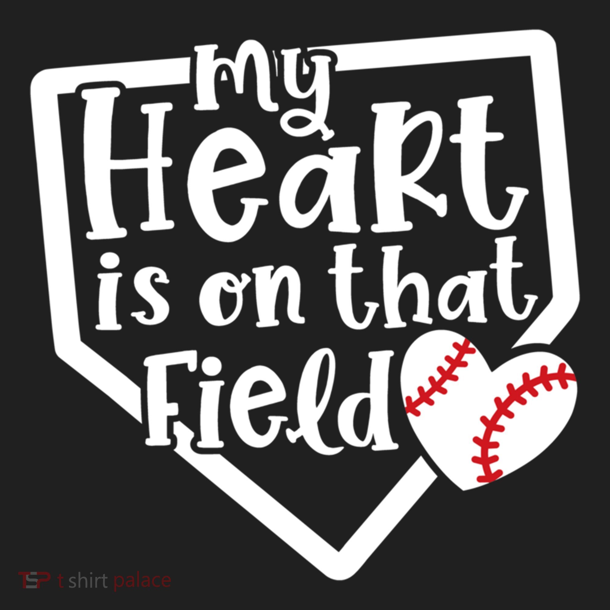 My Heart Is On That Field Baseball Mom Cute Funny Gift Hat