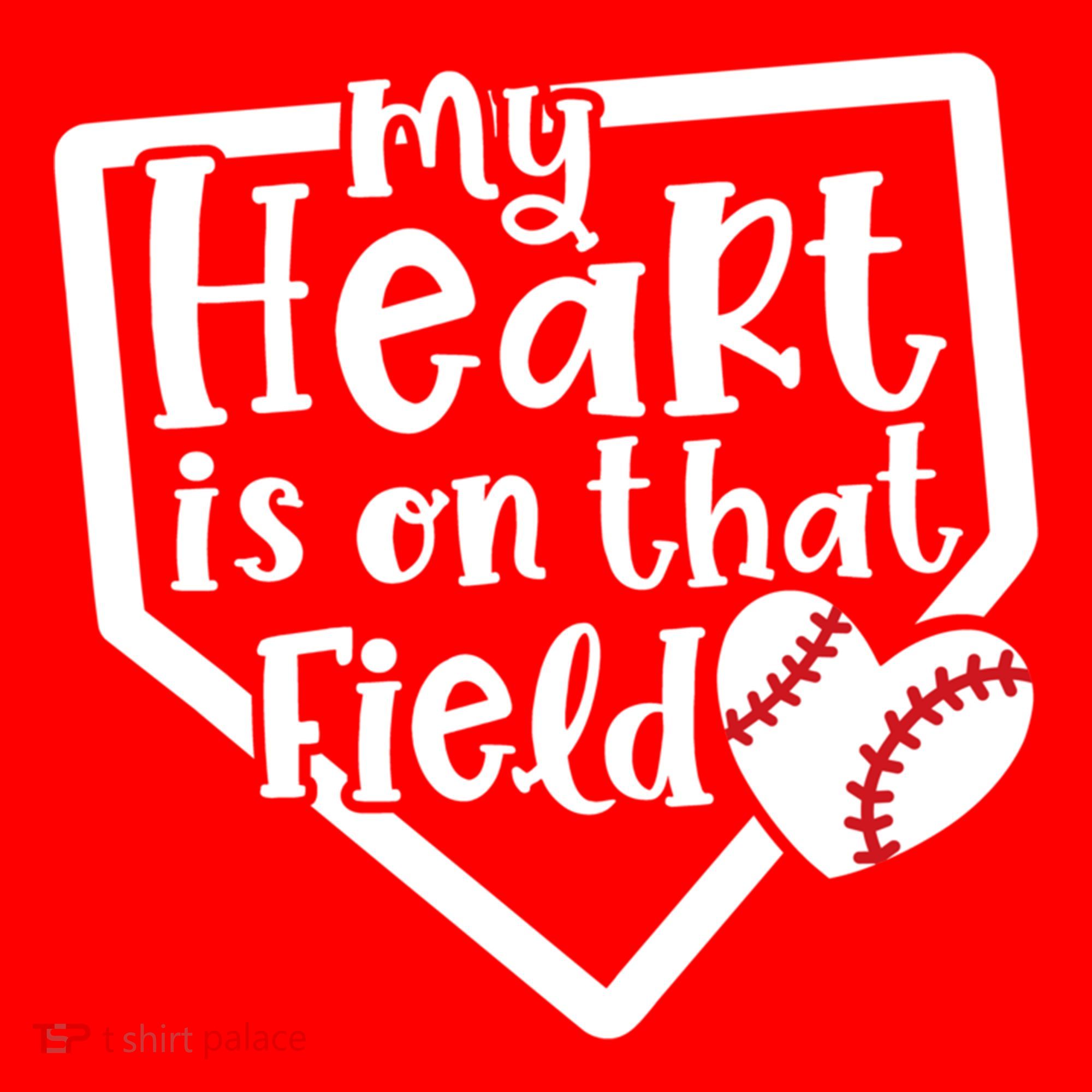 My Heart Is On That Field Baseball Mom Cute Funny Gift Santa Hat