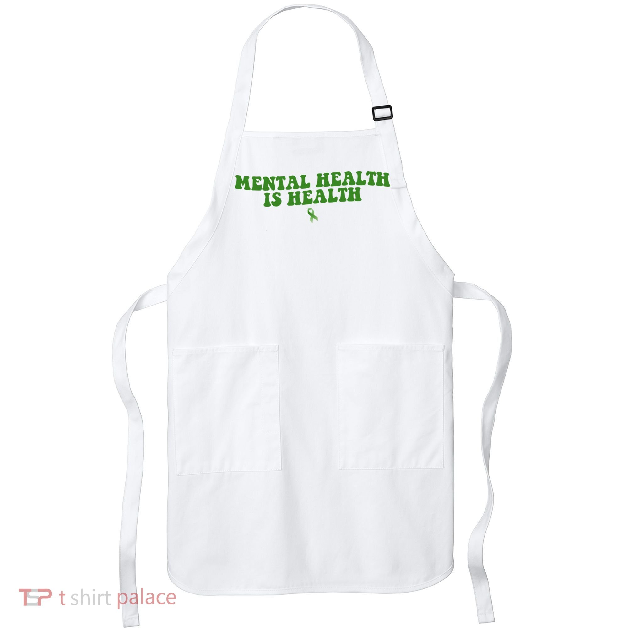 Mental Health Is Health Awareness Ribbon Apron
