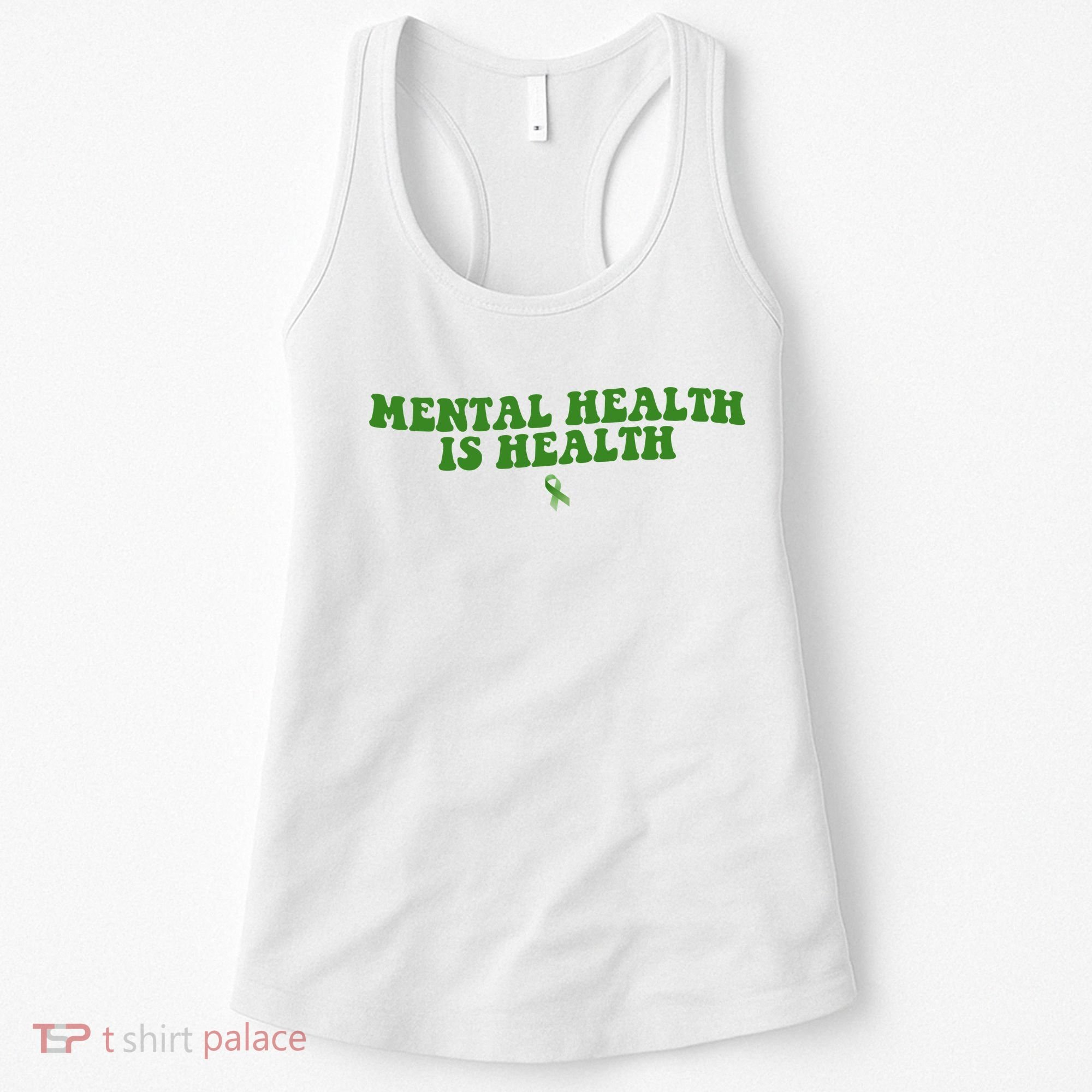 Mental Health Is Health Awareness Ribbon Women's Tank Top