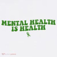 Mental Health Is Health Awareness Ribbon Baby Bodysuit thumb 2