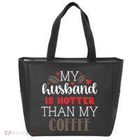 My Husband Is Hotter Than My Coffee Funny Tote Bag thumb 0