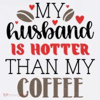 My Husband Is Hotter Than My Coffee Funny Beanie thumb 2